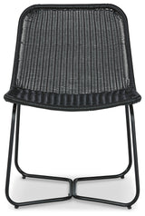 Daviston Black Accent Chair