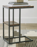 Forestmin Natural/Black Accent Table