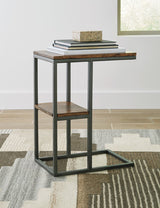 Forestmin Natural/Black Accent Table