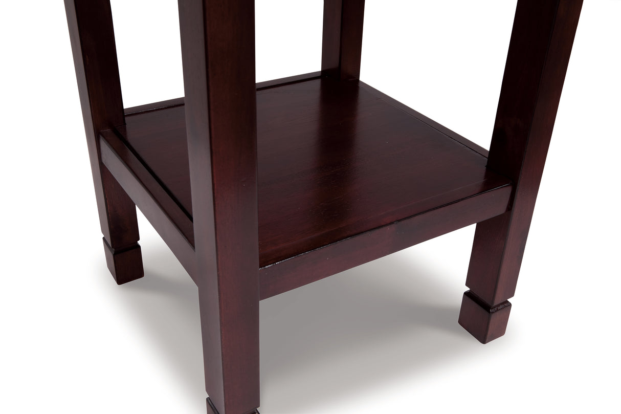 Marnville Reddish Brown Accent Table