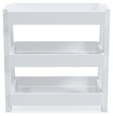 Blariden White Shelf Accent Table