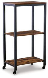Bevinfield Brown/Black Bar Cart