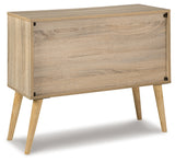 Orinfield Natural/White Accent Cabinet