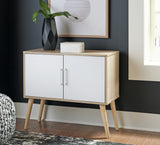 Orinfield Natural/White Accent Cabinet