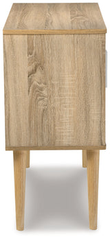 Orinfield Natural/White Accent Cabinet