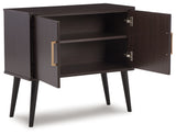 Orinfield Dark Brown Accent Cabinet