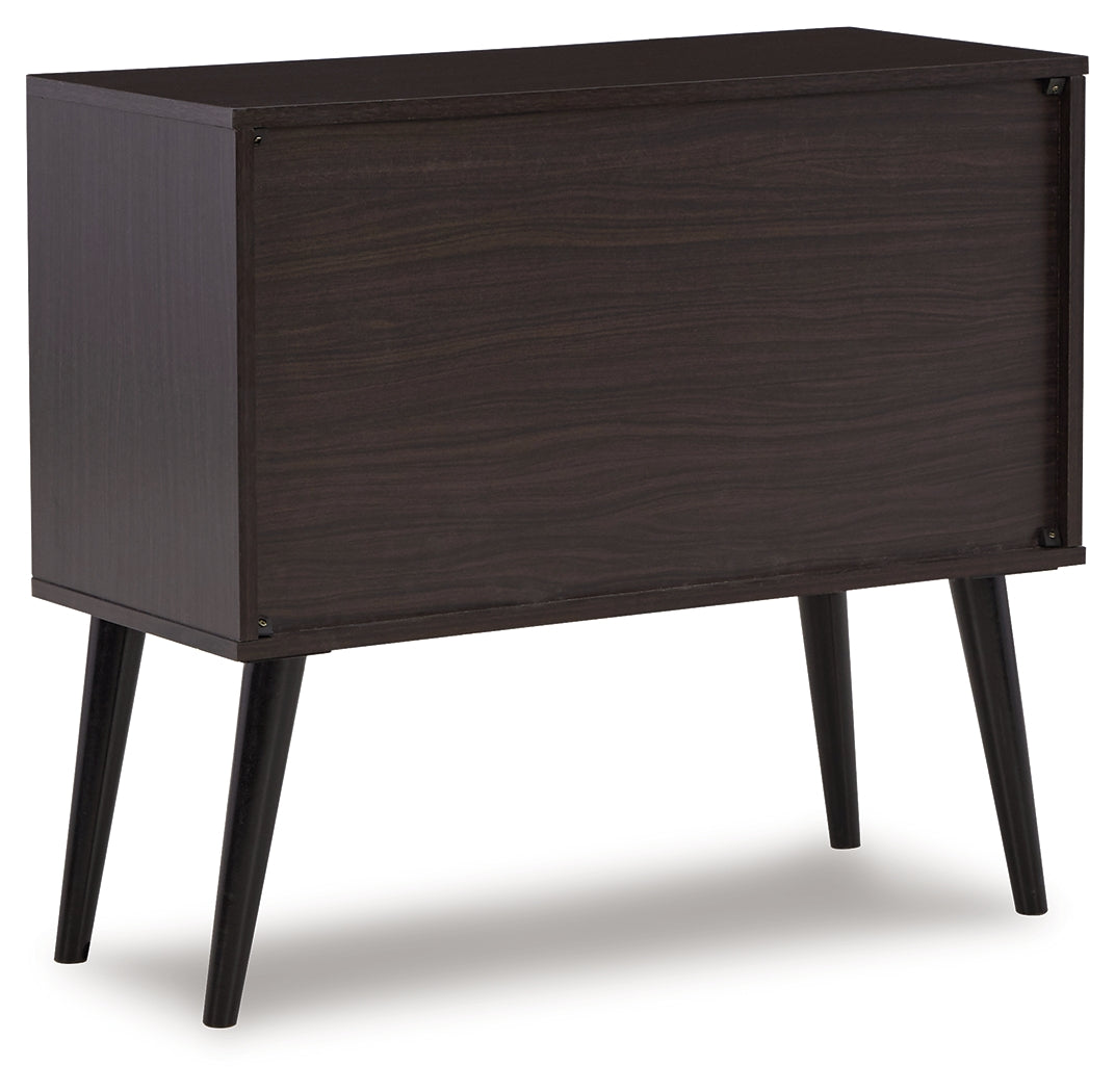 Orinfield Dark Brown Accent Cabinet