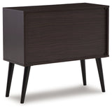 Orinfield Dark Brown Accent Cabinet