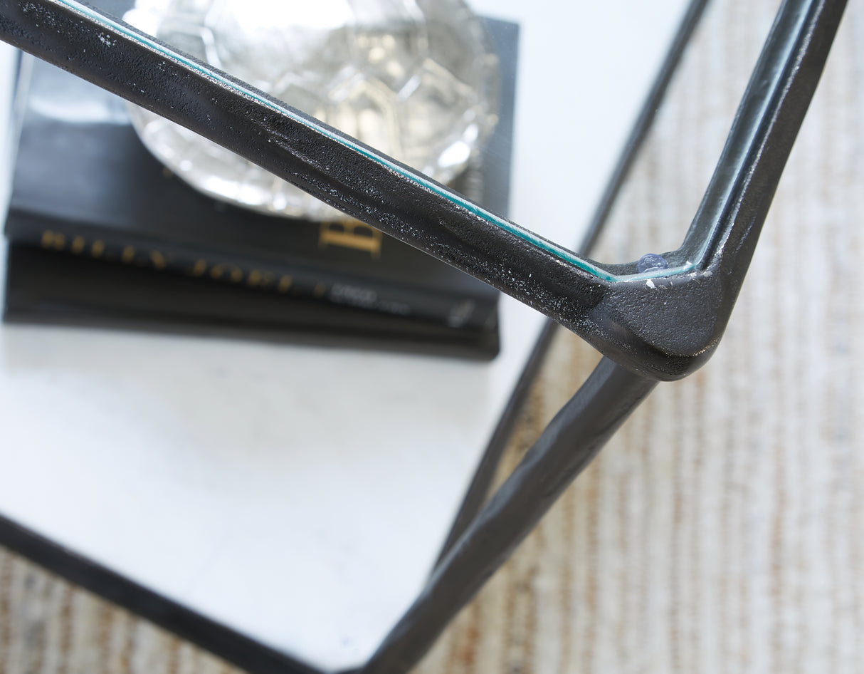 Ryandale Antique Black Accent Table