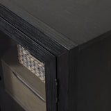Lenston Black/Gray Accent Cabinet