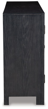 Lenston Black/Gray Accent Cabinet