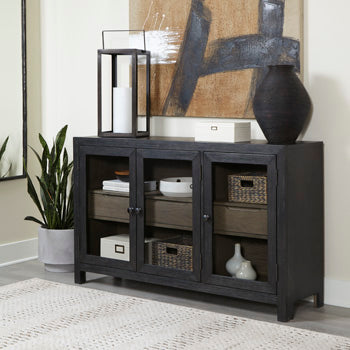 Lenston Black/Gray Accent Cabinet