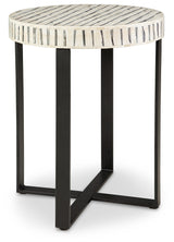 Crewridge Black/Cream Accent Table