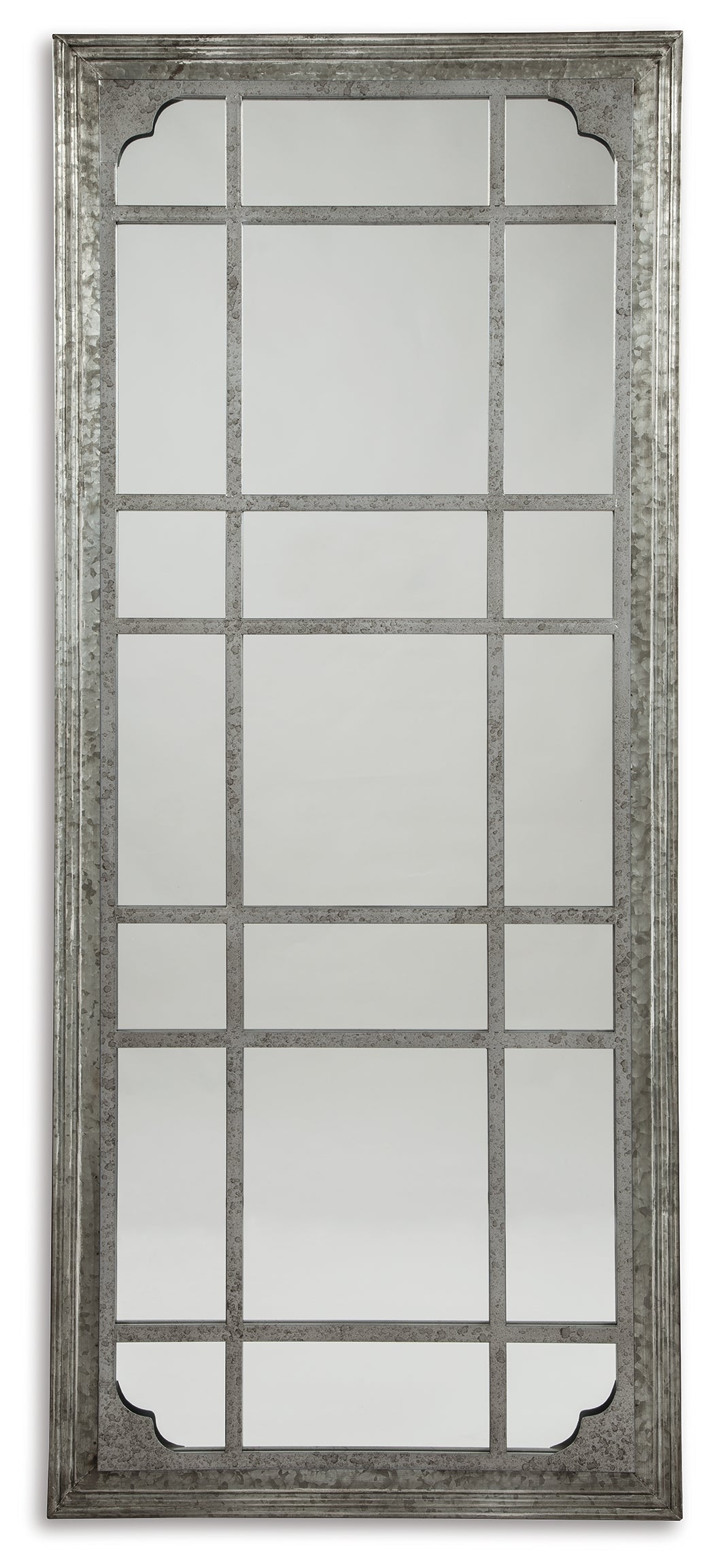 Remy Antique Gray Floor Mirror