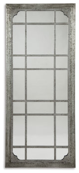 Remy Antique Gray Floor Mirror