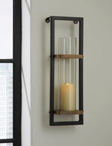 Colburn Natural/Black Wall Sconce
