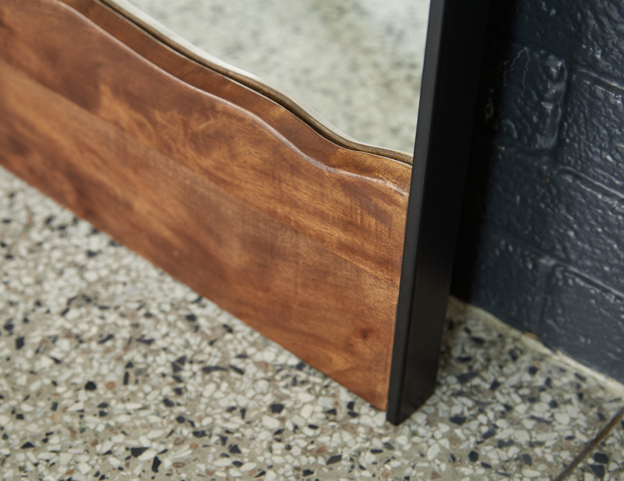 Panchali Brown/Black Floor Mirror