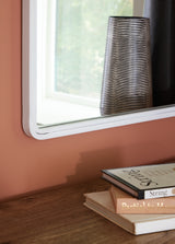Brocky White Accent Mirror