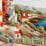 House On The Cliff Oil Painting On Canvas