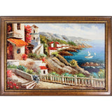 House On The Cliff Oil Painting On Canvas