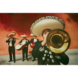 Mariachi Printed Canvas Painting