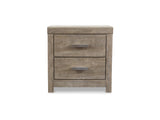 Culverbach Gray King Panel Bed, Dresser, Mirror, Chest And Nightstand