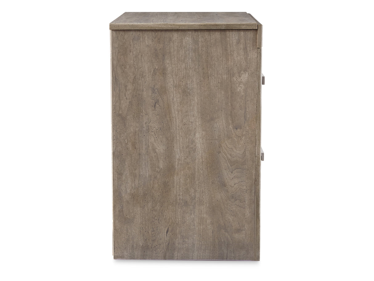 Culverbach Gray King Panel Bed, Dresser, Mirror, Chest And Nightstand