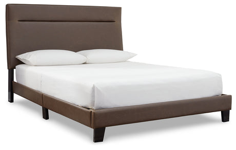 Adelloni Brown King Upholstered Bed