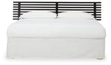 Danziar Black King Slat Headboard