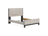 Vessalli Gray Queen Panel Bed, Dresser And Mirror