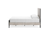 Vessalli Gray Queen Panel Bed