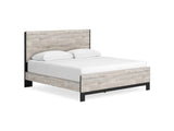 Vessalli Gray King Panel Bed