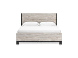 Vessalli Gray King Panel Bed