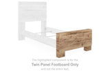 Hyanna Tan Twin Panel Footboard