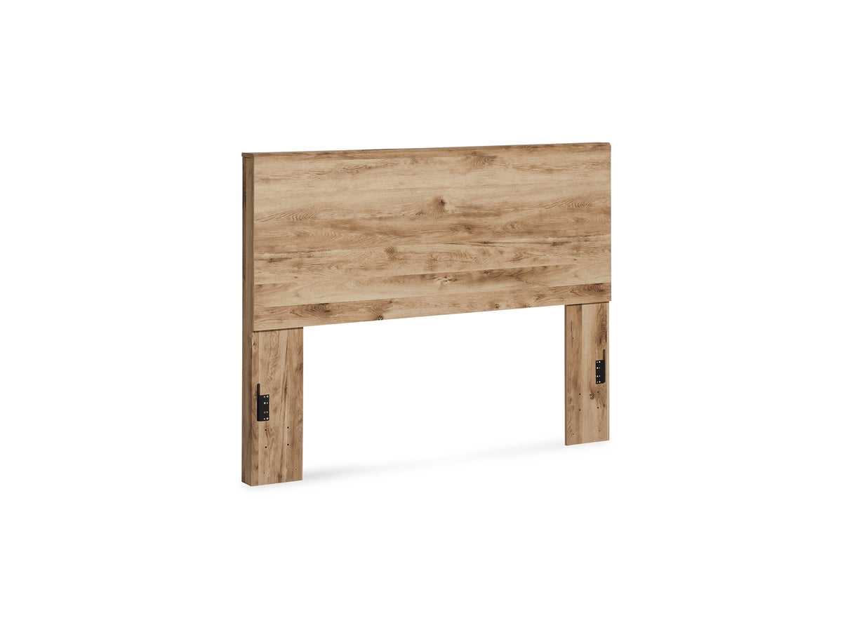 Hyanna Tan Brown Queen Panel Headboard, Dresser, Mirror And Chest