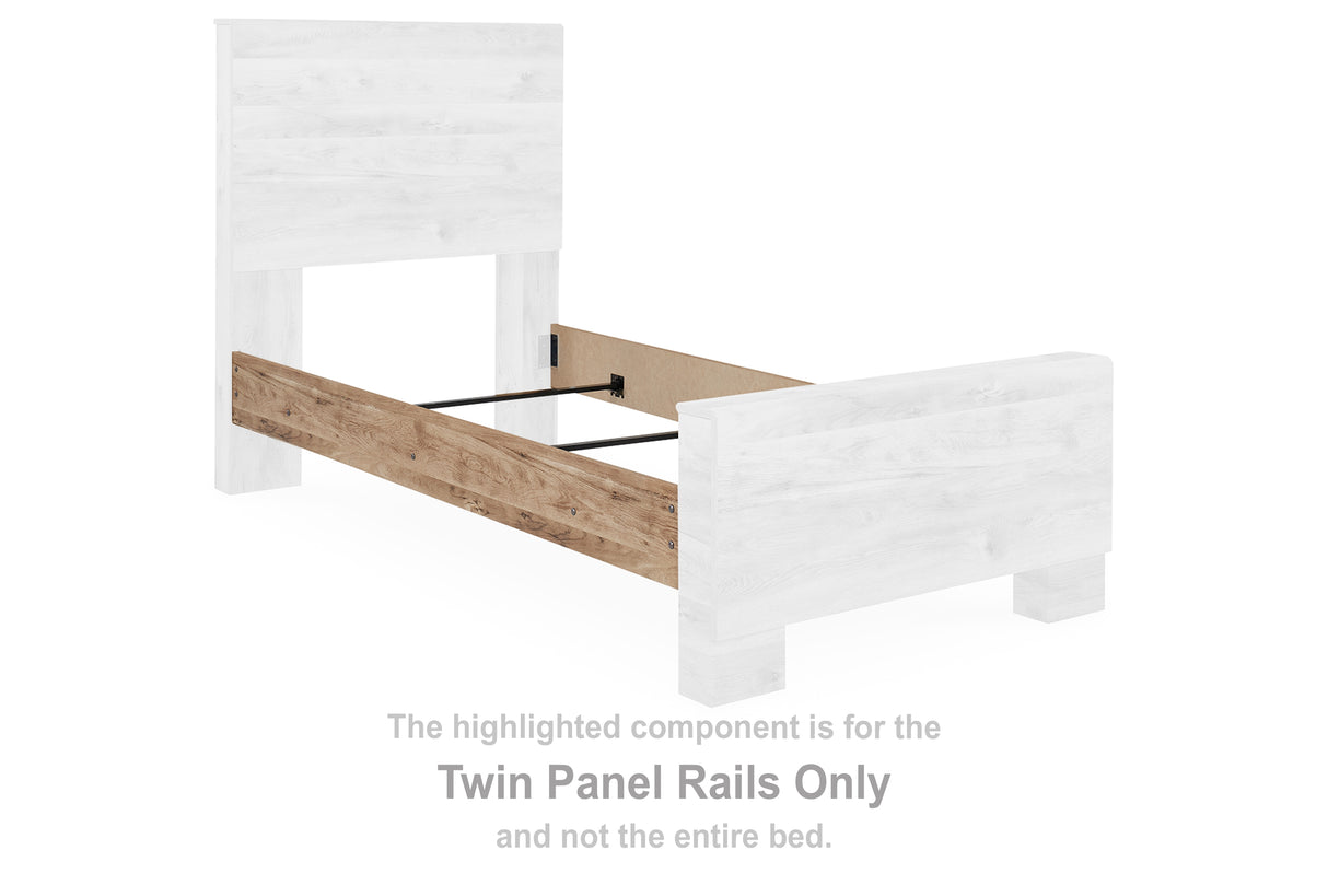Hyanna Tan Twin Panel Rails