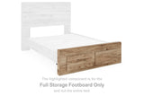 Hyanna Tan Full Storage Footboard