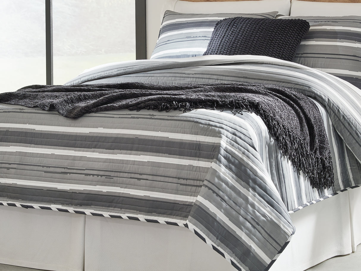 Hyanna Tan Brown Full Panel Headboard, Dresser And Mirror