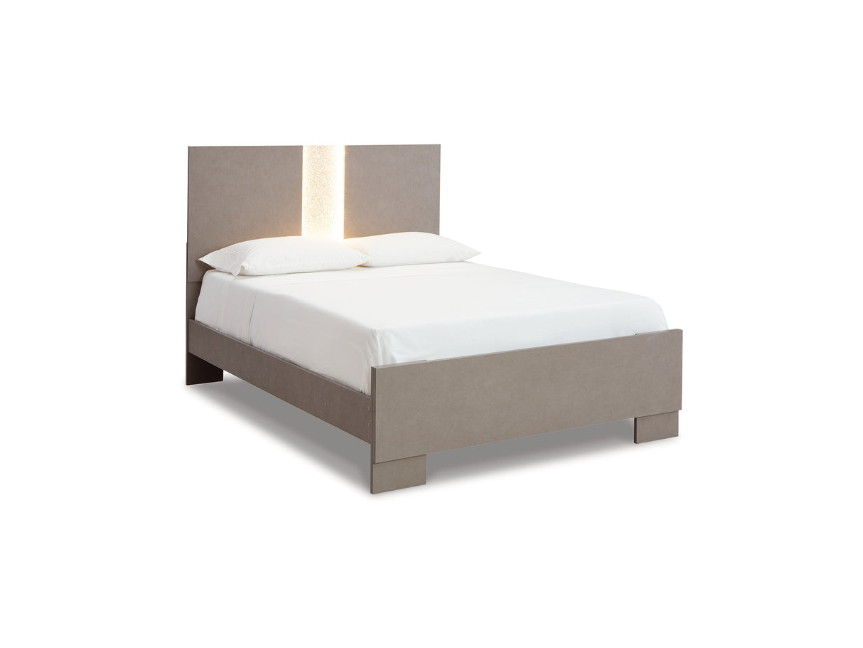 Surancha Queen Panel Bed, Dresser, Mirror, Chest And 2 Nightstands