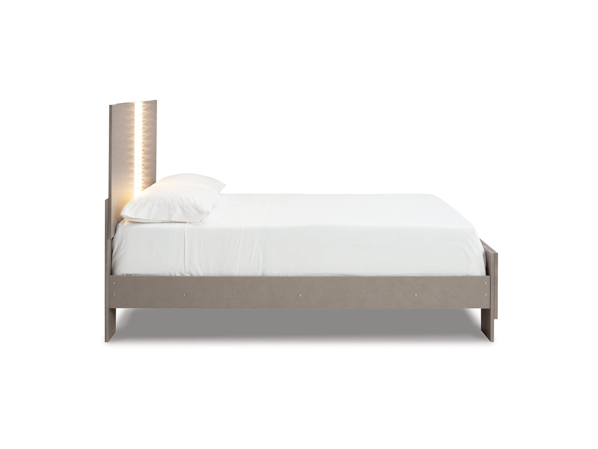 Surancha Queen Panel Bed, Dresser, Mirror, Chest And 2 Nightstands