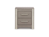 Surancha Gray Queen Poster Bed, Dresser, Mirror And 2 Nightstands