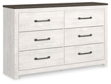 Gerridan White/Gray Dresser