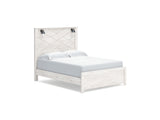 Gerridan White/Gray Queen Panel Bed, Dresser And Mirror