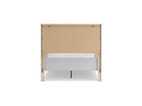 Gerridan White/Gray Queen Panel Bed, Dresser And Mirror