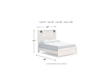 Gerridan White/Gray Queen Panel Bed, Dresser And Mirror