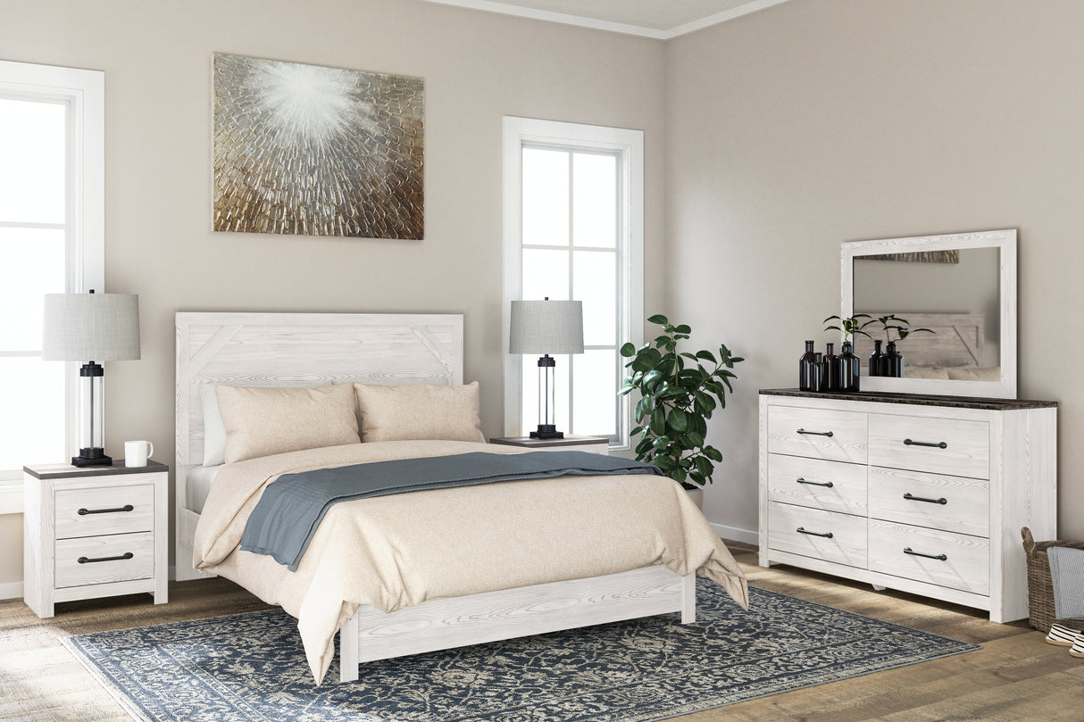Gerridan White/Gray Bedroom Set