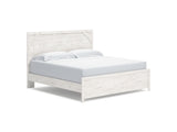 Gerridan White/Gray King Panel Bed, Dresser And Nightstand