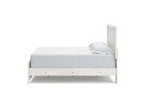 Gerridan White/Gray King Panel Bed