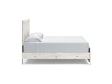 Gerridan White/Gray King Panel Bed, Dresser And Nightstand