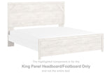 Gerridan White/Gray King Panel Headboard/Footboard